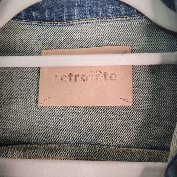 Retrofete Wiley Denim Mini Dress with Belt Size XS - Picture 4 of 7